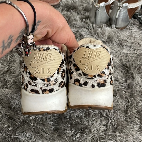 furry leopard print nike air max women shoes - Picture 6 of 8